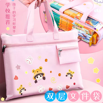Túi Tote Học Sinh Mang Theo Túi Sách Bé Trai Học Phí Túi Tote Túi Nghệ Thuật Dung Tích Lớn Nữ Canvas Sách Giáo Khoa Học Nhà Túi Học Sinh Tiểu Học Sử Dụng Túi Học Phí Lớp Một Túi Tập Tin Loại Dây Kéo T