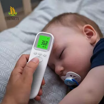 Nhiệt kế hồng ngoại kỹ thuật số SENRTY, Máy đo nhiệt độ đa chức năng không tiếp xúc, Máy đo nhiệt độ cầm tay chính xác thực Dễ sử dụng Máy đo nhiệt kế cầm tay cho bé
