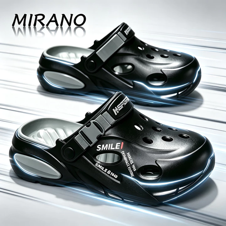 Mirano Giày Sandal Dép Nam Đế Siêu Cao Nam Nữ Mũi Tròn Siêu Nhẹ Chống Trượt - Đi Biển, Dạo Phố, Gym