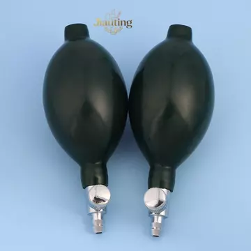 Jiauting Bóng Bơm Hơi Xanh Đậm Máy Bơm Không Khí Cho Máy Đo Huyết Áp Máy Đo Huyết Áp Cầm Tay Chăm Sóc Sức Khỏe Phụ Kiện Bóng Kim Loại Van Jiauting