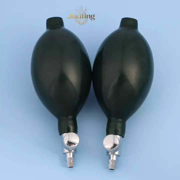 Jiauting Bóng Bơm Hơi Xanh Đậm Máy Bơm Không Khí Cho Máy Đo Huyết Áp Máy Đo Huyết Áp Cầm Tay Chăm Sóc Sức Khỏe Phụ Kiện Bóng Kim Loại Van Jiauting
