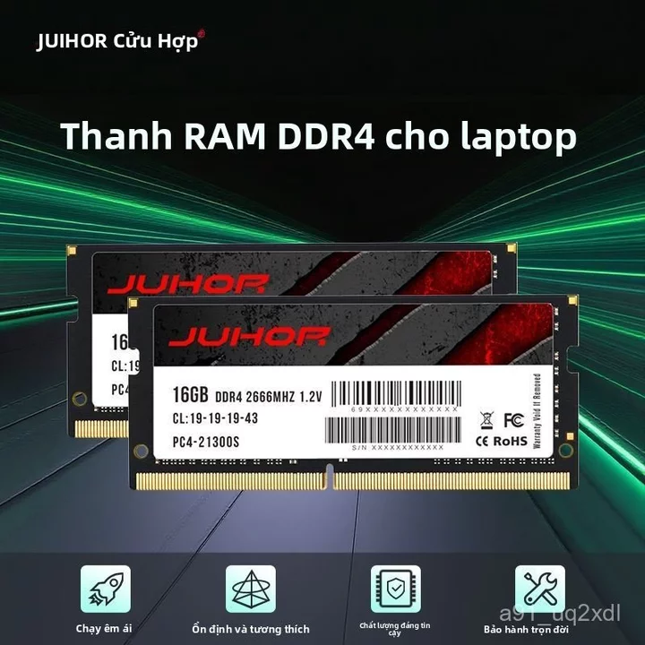 RAM laptop phổ thông DIY 16G 3200MHz 32G 2666MHz laptop mini Y máy tính