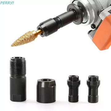 Máy mài góc PERRY Bộ chuyển đổi sửa đổi, Bộ chuyển đổi sửa đổi máy mài góc bằng thép Carbon cao 3 / 6mm, sang máy mài thẳng Máy mài ren M10 màu đen Máy mài góc loại 100