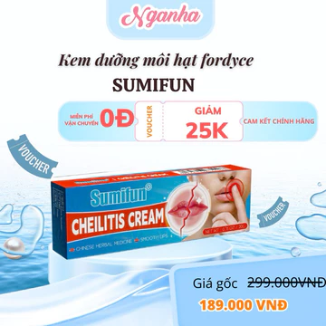 KEM TRI HẠT FORDYCE MÔI SUMIFUN 20GR, DƯỠNG MÔI MỀM MỊN CĂNG MƯỚT, GIẢM THÂM MÔI, CHÀM VIÊM MÔI, MỤN MÔI, HERPES MÔI