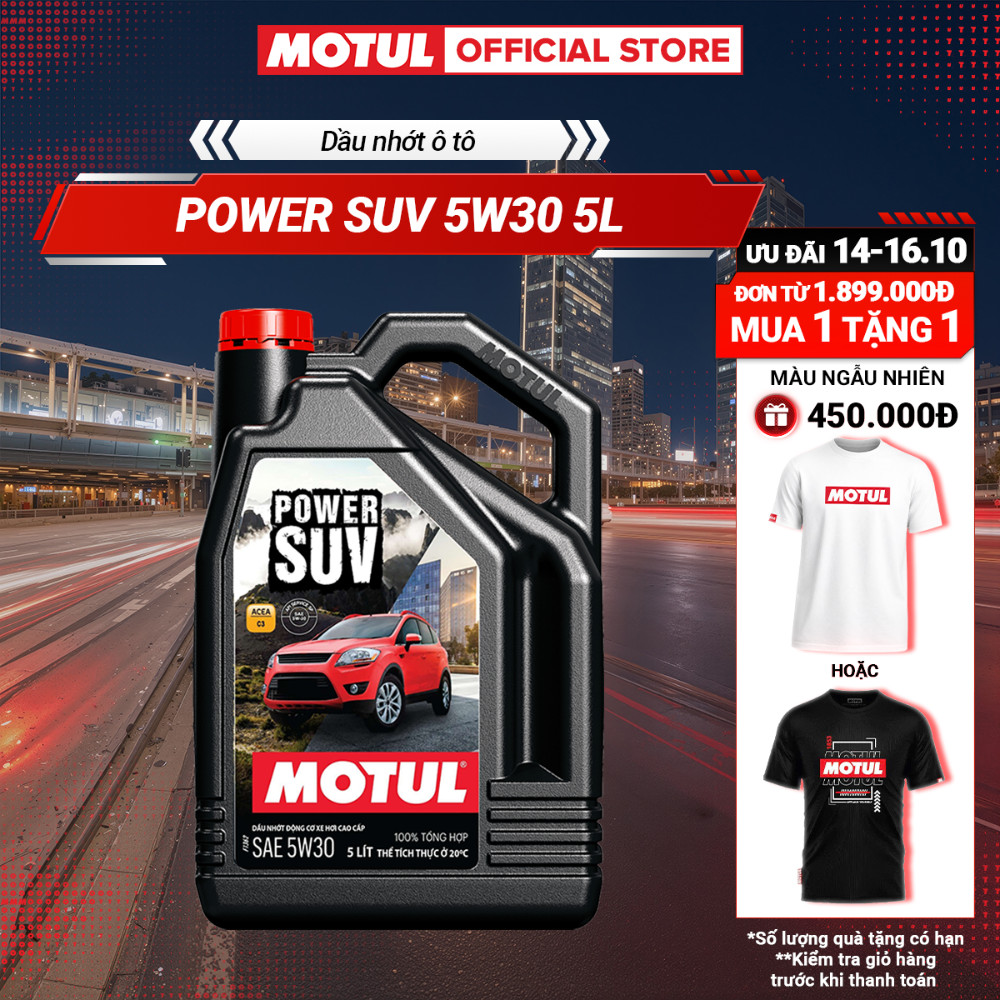 Dầu nhớt xe ô tô MOTUL POWER SUV 5W30 5L