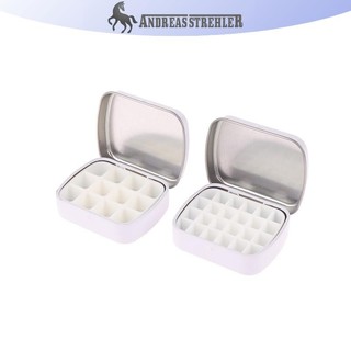 Onetimingfine Di Động Trống Màu Nước Hộp Thiếc 12 / 24 Lưới Màu Nước Sơn Bảng Du Lịch Ngủ Khay Sơn Đồ Dùng Nghệ Thuật VN