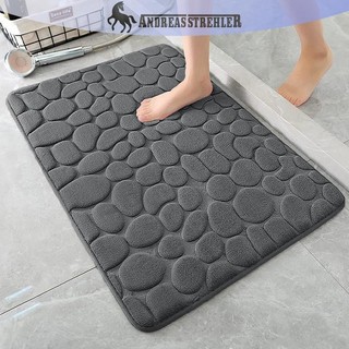 Onetimingfine Nhà Cobblestone Dập Nổi Cửa Thảm Cửa Phòng Tắm Đơn Giản Gió Hút Chân Thảm Phòng Tắm Thảm Chống Trơn Trượt Sàn VN