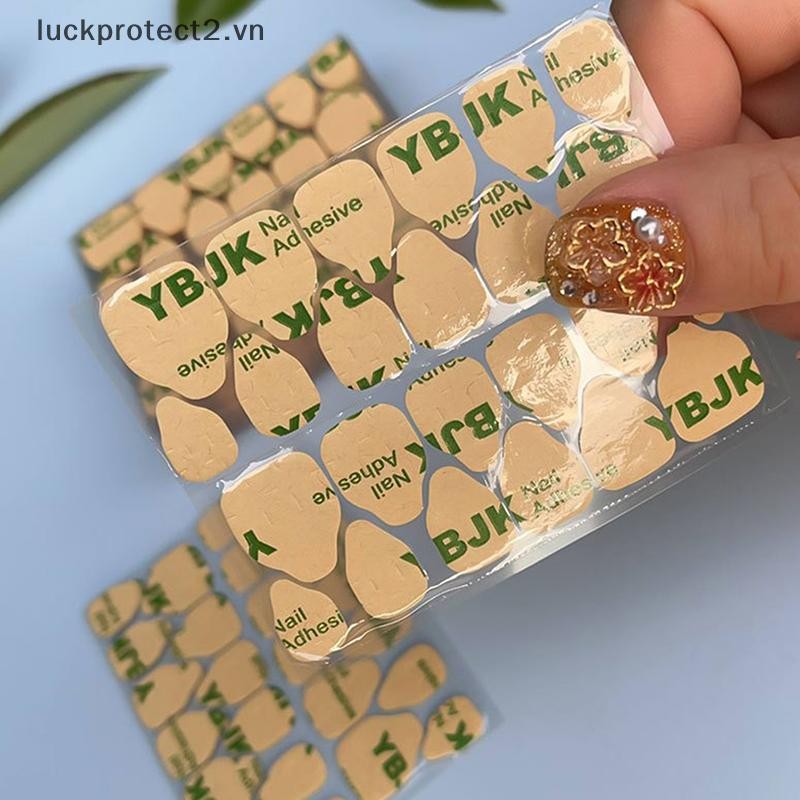 # luckpro # Miếng Dán Keo Dán Băng Keo Hai Mặt Cho Móng Tay Giả Siêu Dính Chống Thấm Nước Thoáng Khí Keo Thạch Trong Suốt.