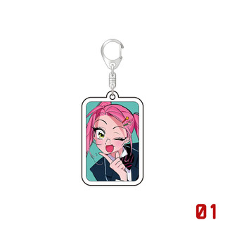 Popular Anime Alien Stage Chibis Keychains for Womens Accessories Bag Luka Ivan Till Mizi Hyuna Sua Keyrings Jewelry Fan