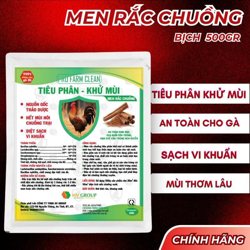 Men Rắc Chuồng Tiêu Phân Khử Mùi Chuồng Trại, Loại Bỏ Mầm Bệnh, Hạn Chế Mạt Rận, An Toàn Cho Gà