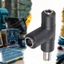 Bộ chuyển đổi bộ chia Niki DC7909 sang DC5521 Y Hợp nhất bảng điều khiển năng lượng mặt trời để sạc nhanh cho các trạm điện di động