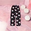 GODD Nữ Dài Pyjama Quần Nữ Flannel Anime Thoải Mái Mèo Con Pyjama Quần Hoạt Hình Lông Tơ Thường Ngày Pyjama Quần