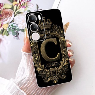 Dành Cho Vivo Y19s 4G V2419 Vỏ Cao Cấp Chữ Cái Silicon Mềm TPU Cặp Đôi Ốp lưng Vivo Y29 5G V2420 Y 19s Ốp Lưng