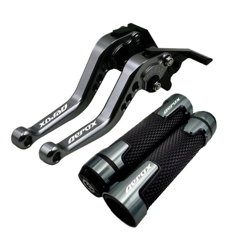 Dành Cho Xe YAMAHA AEROX / NVX V2 V3 2020-2024 Xe Máy CNC Hợp Kim Nhôm 6 Tầng Có Thể Điều Chỉnh Phanh & Ly Hợp Đòn Bẩy Có Tay Cầm Bảo Vệ Bộ
