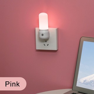 Bóng đèn ngủ LED cắm 3W, Điều khiển ánh sáng thông minh Đèn ngủ ấm áp mềm mại, Chiếu sáng mẫu giáo thân thiện với mắt có thể điều chỉnh độ sáng cho phòng bé, Phòng ngủ trẻ em, Hành lang, Trang trí trong nhà phòng tắm