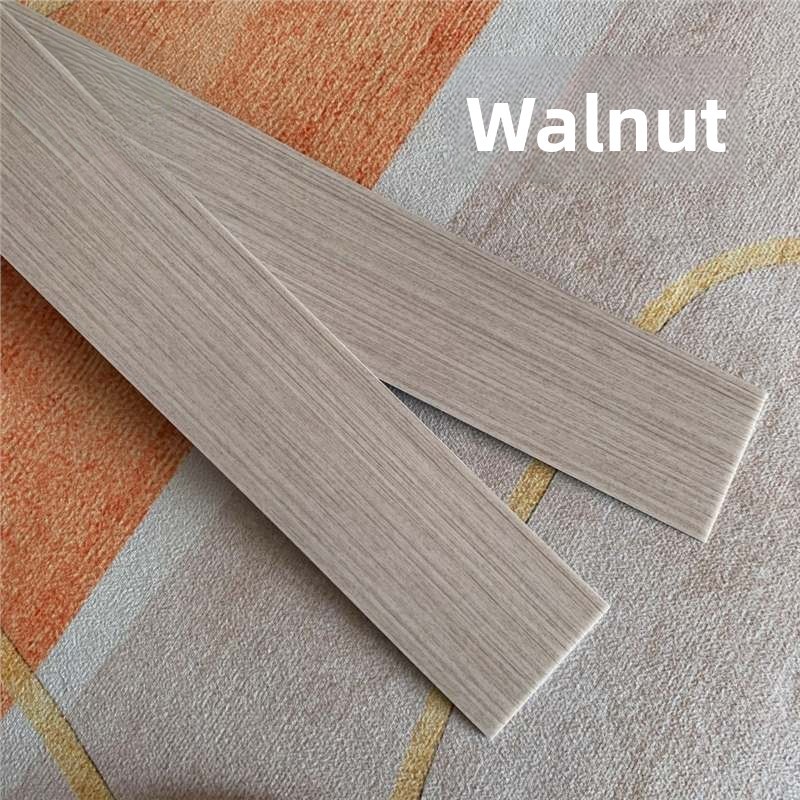 Tự Dính Bằng Keo Đế Giả Hạt Gỗ Miếng Dán Trang Trí Dễ Dàng Lắp Đặt PVC Chống Thấm Nước Tân Trang Ván Chân Đế Dán Tường