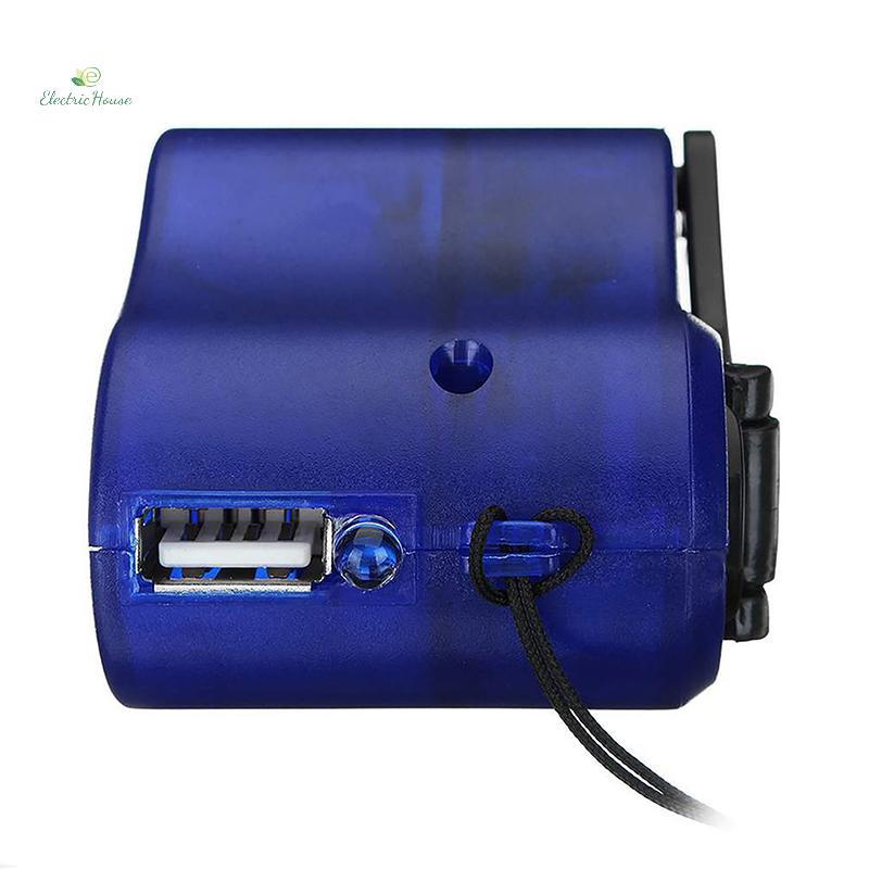 Máy sạc điện năng lượng gió với dynamo quay tay 5.5V, phù hợp du lịch và ứng phó khẩn cấp