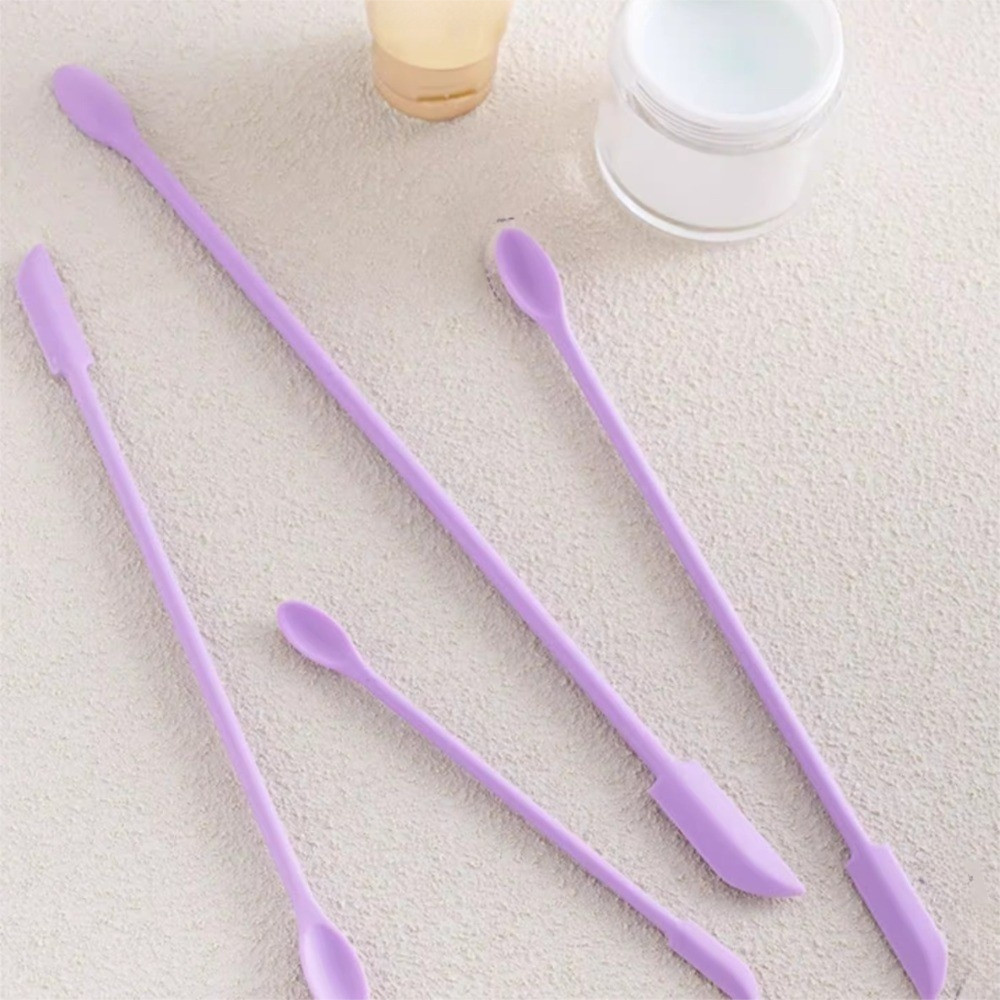 SAVORBOX Bộ 3 dụng cụ cạo chai, cạo nền mềm silicon, cạo bình dưỡng da 2 đầu thân thiện môi trường, tái sử dụng di động