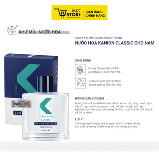 Kanion For Men Classic Eau De Toilette 100ml - Nước hoa Kanion Classic cho nam
