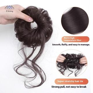 Dây buộc tóc ELBBKG và Bộ tóc giả lông xù thấp, Phụ kiện tóc cho nữ