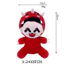 YT4 Omz sang trọng Cô gái dễ thương có mũ trùm đầu Bé trai nhồi bông đồ chơi sang trọng cho trẻ em bé gái