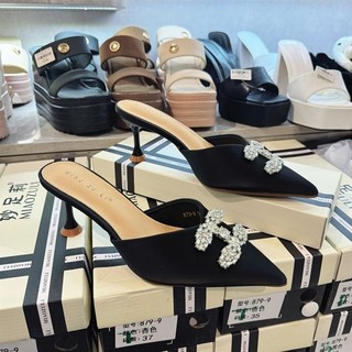 Dép Sục Nhọn Nhọn Tag CN Hàng Nhập QC Fullbox Mieo Shoes D3096 D3097 D3098