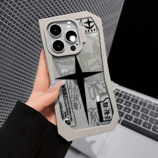 Ốp Điện Thoại Không Đều, Cho iPhone 17 Air 16 15 14 13 12 11 Pro Max Gundam Shield Series Minh Họa