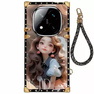Ốp YJD Cho Redmi 17C Phim Hoạt Hình Series Dây Đeo Tay Chống Sốc Vỏ Điện Thoại