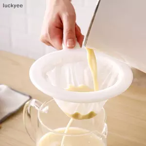 Luckyew Nylon Fine Colander Sàng lọc có tay cầm cho nước ép Sữa đậu nành Bộ lọc cà phê TQ
