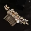 Lược chải tóc đính đá Barrette - Kiểu dáng đám cưới thanh lịch cho tóc xoăn dày