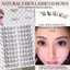 Lông mi giả mắt Doe tự nhiên C Curl Matte Black Sợi tổng hợp Lash cho mắt châu Á Camera HD Sẵn sàng