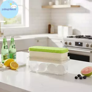 Pufangbliss Đá Bóng Khuôn 1 Bộ Thiết Kế Đa Giác Silicon Cấp Thực Phẩm Cho Tủ Đông Đồ Uống Nhà Bếp Sử Dụng Tại Nhà VN