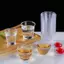XUAN 30 / 36 / 50 Chiếc Mini Trong Suốt Nhựa Kính Thạch Cốc Plastique Tumblers Cưới Sinh Nhật Đảng Phụ Kiện Nhà Bếp VN