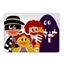 Ốp Macboot Nhám Mờ Hoạt Hình Độc Lạ Chú Hề Ronald & Quái Vật Tím Grimace | KTAP - World of Decals