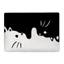 Ốp Macboot Air Pro Mèo Đen Trắng Đối Lập Cute Lấp Lánh Chống Va Đập | KTAP - World of Decals