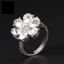 Một thế giới| Phụ Nữ Hợp Thời Trang Hoa Đính Đá Cubic Zirconia Nhẫn Cưới Đính Hôn Ngón Tay Trang Sức