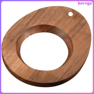Bộ lọc cà phê bằng gỗ Giá đỡ nón Màu nâu Tay nghề tinh xảo có dây treo cho gia đình kevga