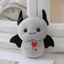 Mặt dây chuyền túi Halloween QEARY, Móc khóa sang trọng hình dơi nhiều màu bằng vải PP, Phim hoạt hình dễ thương Fuzzy Bền bỉ Đồ chơi nhồi bông mềm mại