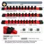 {TB & Bag} 1 / 4 "3 / 8" 1 / 2 "Giá đỡ cờ lê Soet Rail Braet Giá đỡ tường Cờ lê Hộp công cụ lưu trữ Soet Organizer Universal Traight.