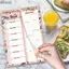 Danh sách tạp hóa TUYỆT VỜI Notepad, Xoắn ốc ràng buộc 52 tờ Tấm kế hoạch bữa ăn, Chất lượng cao Máy tính xách tay có thể tái sử dụng Phong cách xé- Thiết kế Lịch trình Sách quản lý Sử dụng nhà bếp