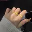JUNYUE88US Cat Eye Plain Ring, Lovers Finger Jewelry Cặp đôi Nhẫn thép titan, Ánh sáng thẩm mỹ sang trọng Đơn giản Ngày lễ tình nhân bé gái