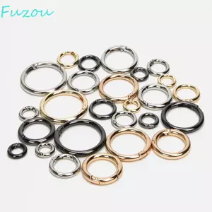 FUJIOU O-Ring Khóa Móc Khóa Chó Dây Xích Vòng Khóa Hợp Kim Kẽm Có Thể Mở Túi Xách Snap Clasp