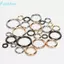 FUJIOU O-Ring Khóa Móc Khóa Chó Dây Xích Vòng Khóa Hợp Kim Kẽm Có Thể Mở Túi Xách Snap Clasp