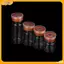 VFZ 10 Cái 3ml 5ml 6ml 10ml Lọ Chống Rò Rỉ Chống Bụi Cao Su Chặn Lật Mũ Nắp Nhôm Không Burr Chai Thủy Tinh Louislifecool