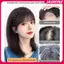 JASMINE Bện Nổ Tổng Hợp Nổ Tóc Nối Dài Giả Viền Tóc Tự Nhiên Kẹp Tóc Trên Tóc Cho Nữ Vô Hình Tự Nhiên JASMINE
