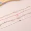 Kudosation 4 Cái / bộ Trang Sức Màu Hồng Tình Yêu Bướm Mặt Dây Chuyền Giả Ngọc Trai Hạt Gạo Handmade Đính Hạt Trẻ Em Nelace Người Bạn Quà Tặng Đẹp