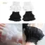 PNPIA- Tay áo có thể tháo rời Vòng đeo tay giả ren nữ mỏng xếp li loe tay áo xù dây đeo cổ tay Áo len Áo tay trang trí