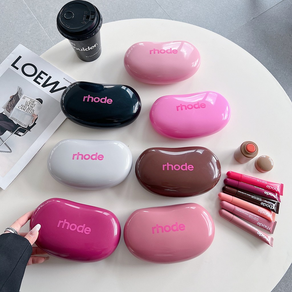 Có thể giữ Son môi Lip Glaze Silicone Túi đựng tai nghe di động mỏng