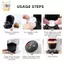 Bộ chuyển đổi viên nang cà phê có thể tái sử dụng cho Dolce Gusto Genio S Crema với Pod Grinderpatible với bộ lọc có thể nạp lại Sử dụng văn phòng tại nhà ELWW