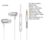 < CarFashion > Tai nghe có dây trong tai có Mic chống ồn nâng cao Tai nghe có dây âm thanh Hifi Type-c cho máy tính điện thoại – Âm thanh bền bỉ cho người dùng Đông Nam Á